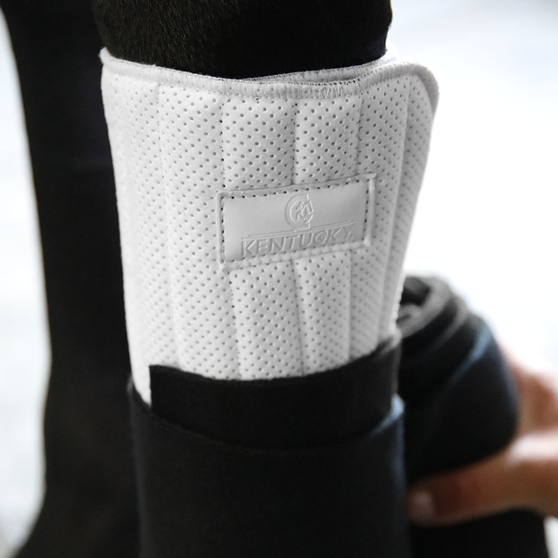 Beinschoner Working Absorb Weiß/Schwarz
