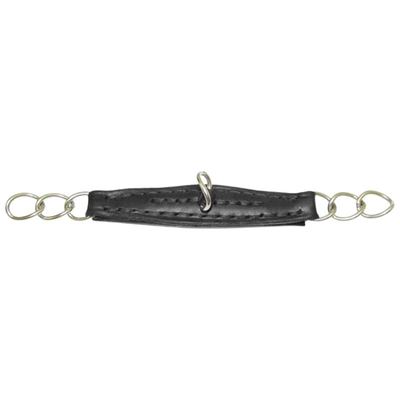 Kinnkette Leather Schwarz