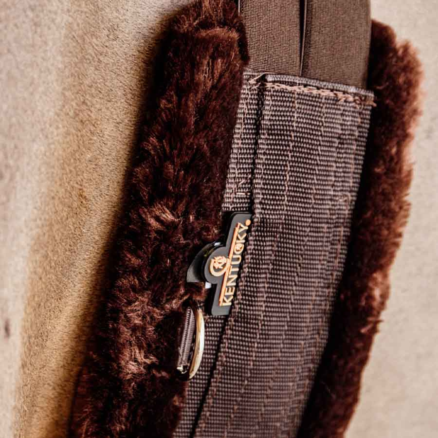 Sattelgurt Sheepskin Braun/Braun