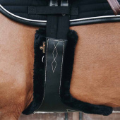 Sattelgurtenschutz Magplatta Sheepskin Schwarz Sattelgurtenschutz Magplatta Sheepskin Schwarz