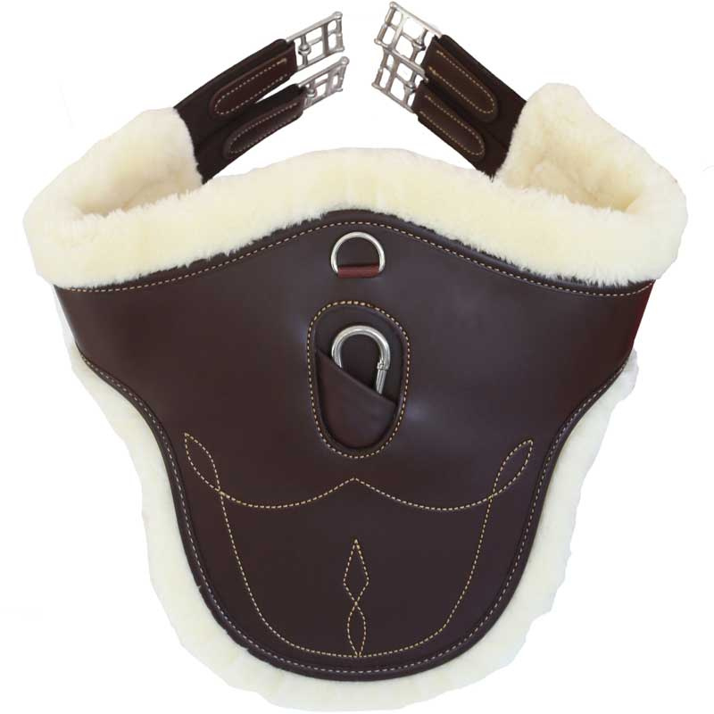 Stollengurt Sheepskin Brun