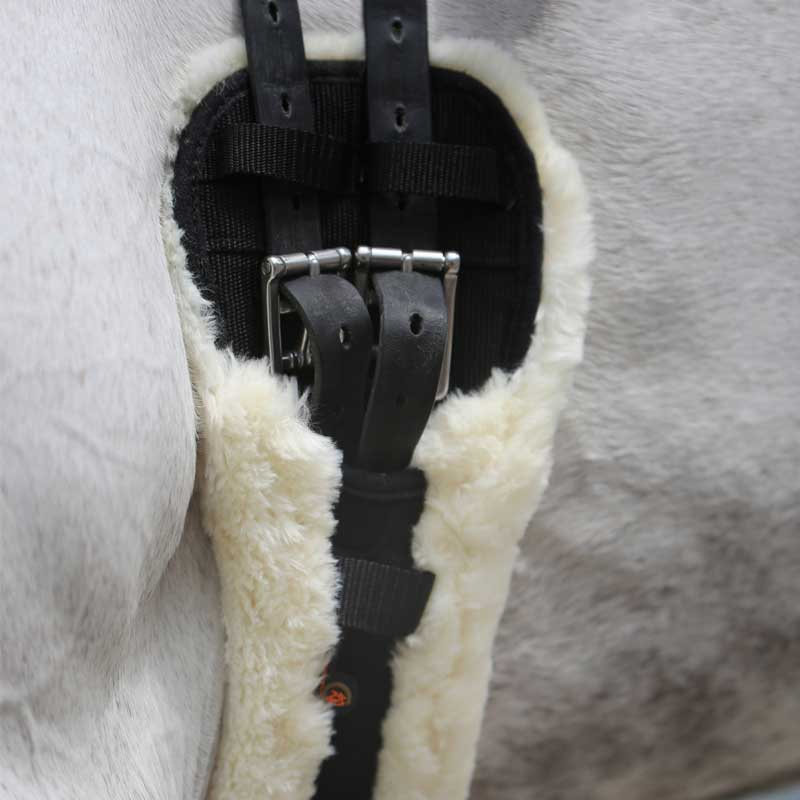 Kurzgurt Sheepskin Schwarz
