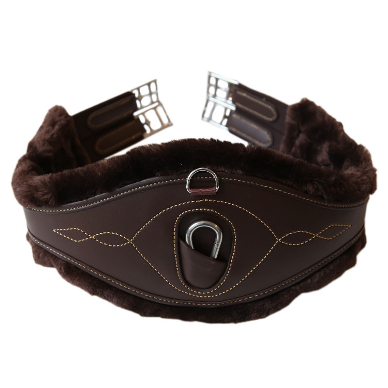 Sattelgurtenschutz Anatomic Sheepskin Braun