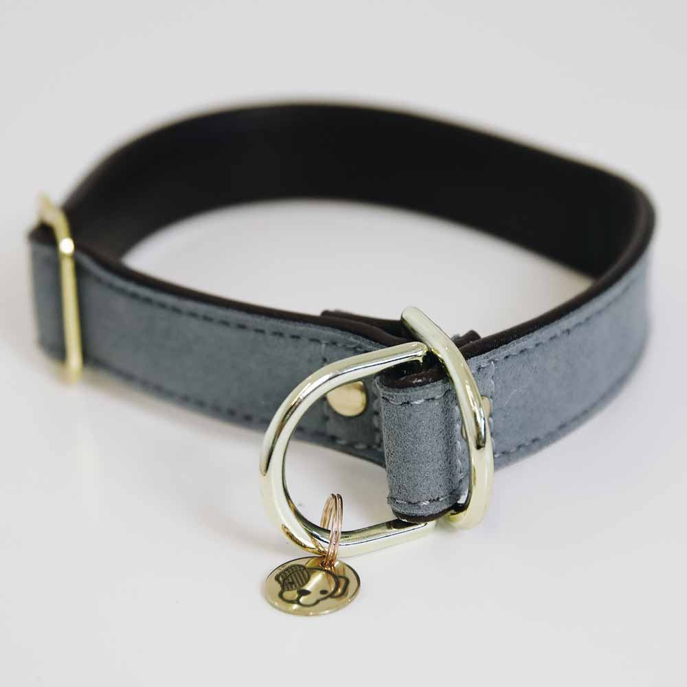 Hundehalsband Loop Grau