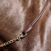 Kettenhalfter Artificial Leather Braun Kettenhalfter Artificial Leather Braun
