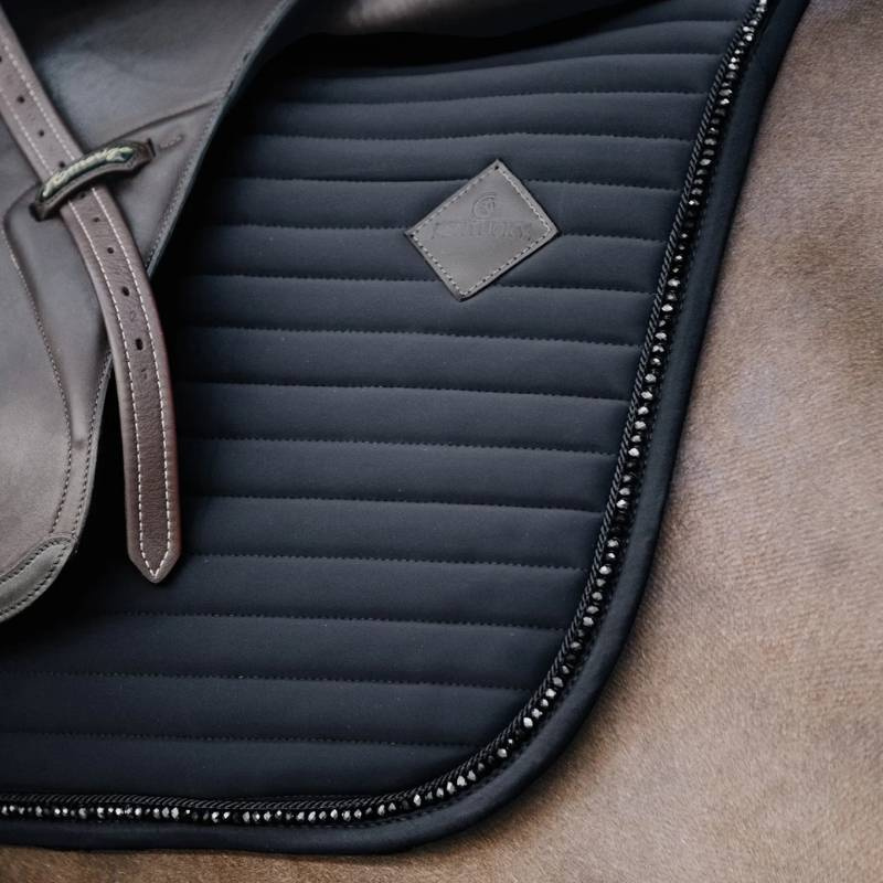 Dressurschabracke Pearls Schwarz