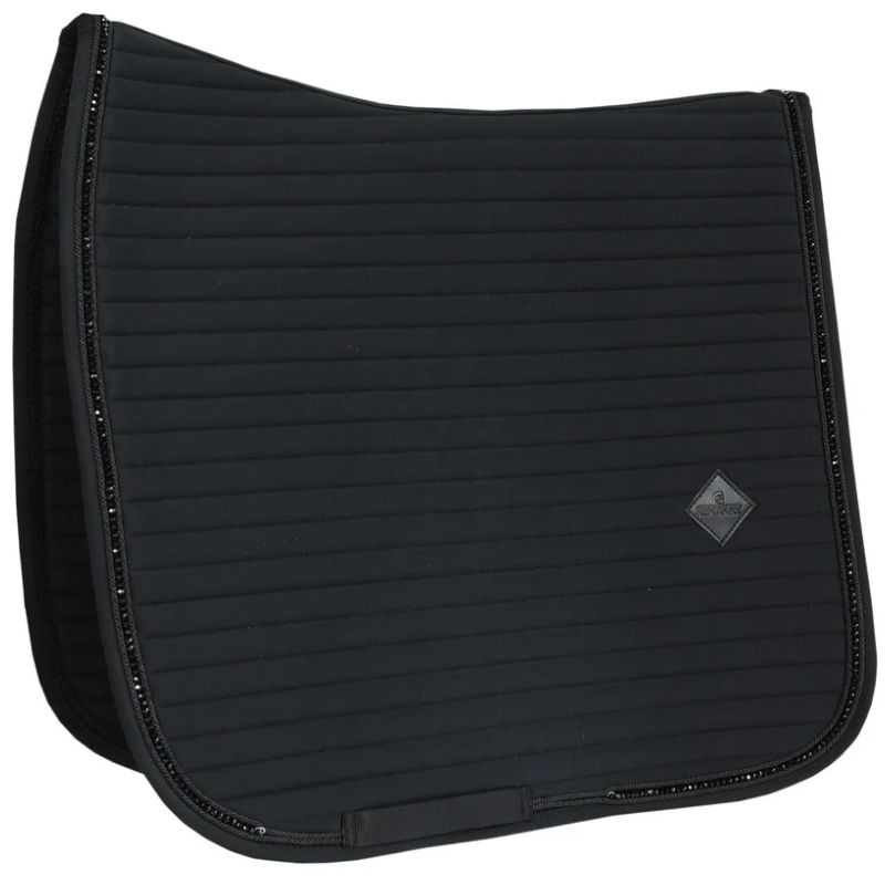 Dressurschabracke Pearls Schwarz