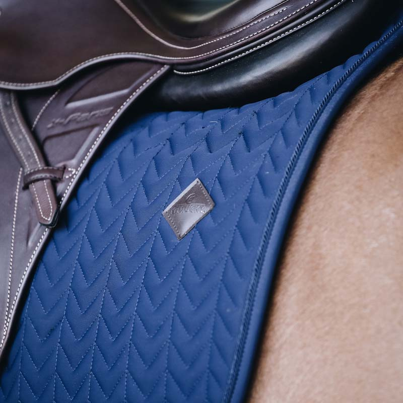 Schabracke Fishbone Marineblau