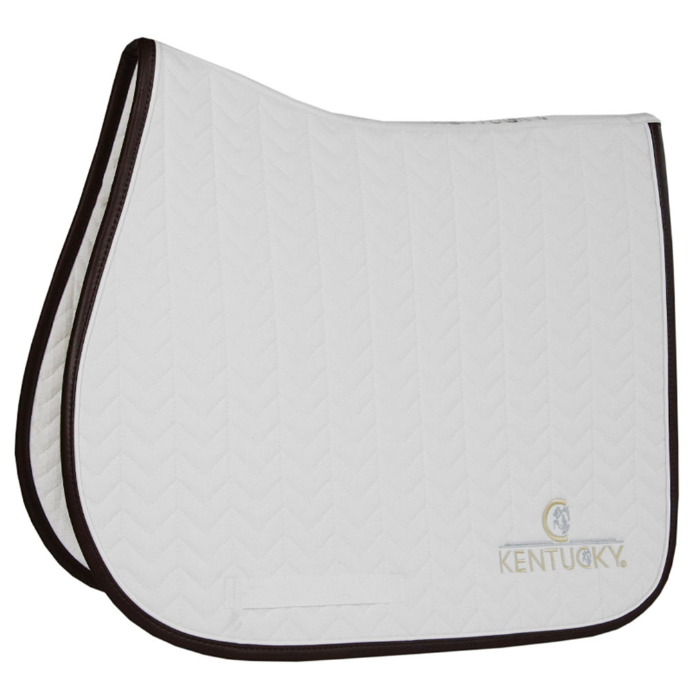 Schabracke Leather Fishbone Weiß
