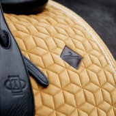 Dressurschabracke Velvet Senfgelb Dressurschabracke Velvet Senfgelb