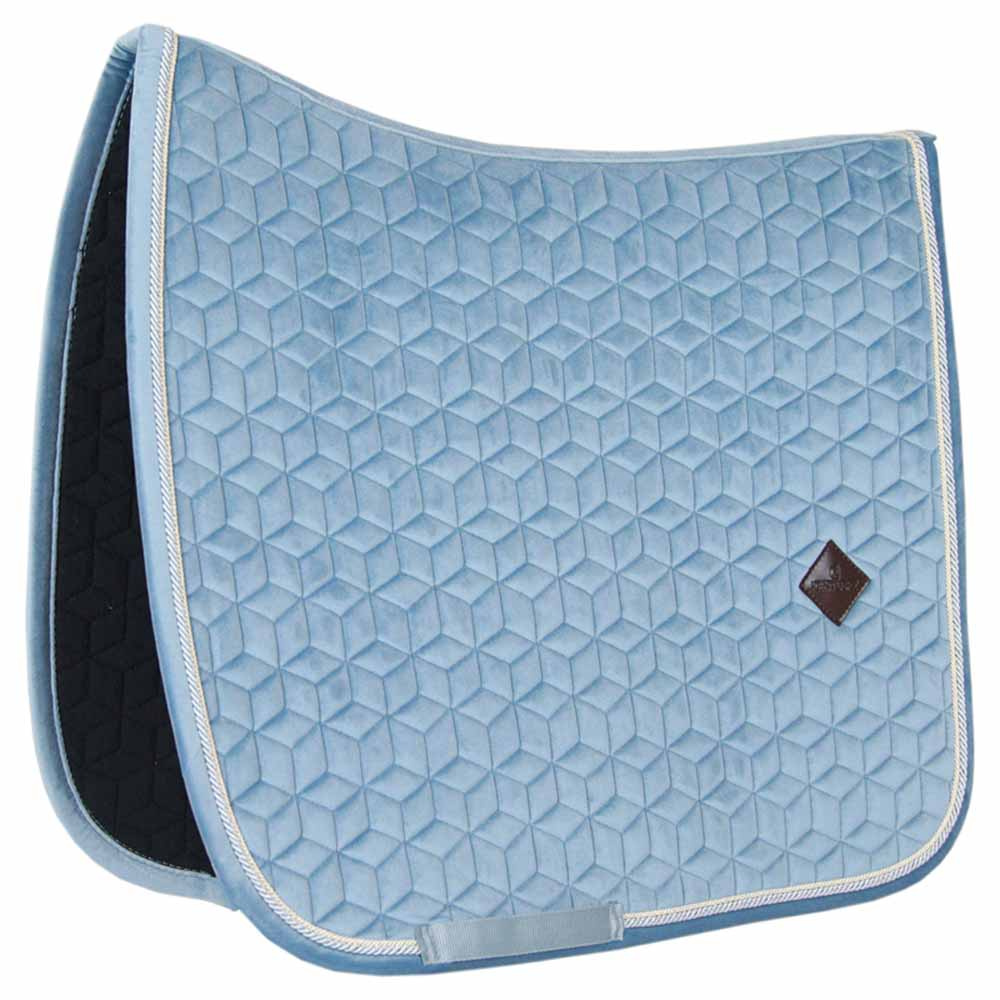 Dressurschabracke Velvet Hellblau