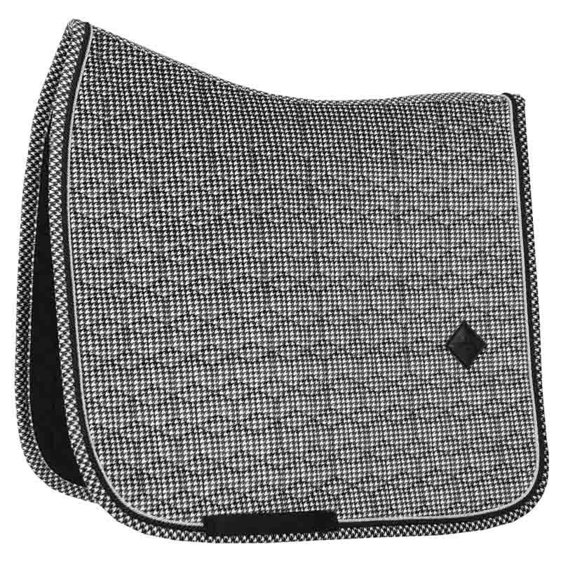 Dressurschabracke Pied-de-Poule Schwarz
