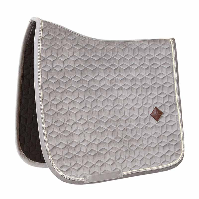 Dressurschabracke Basic Velvet Beige