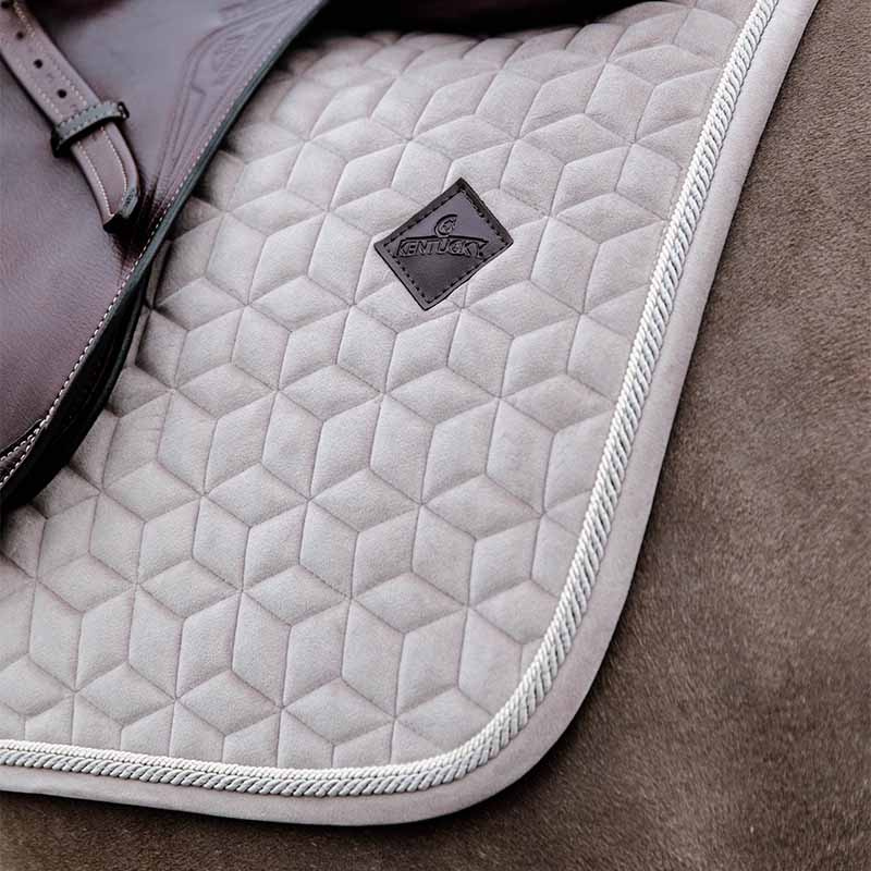 Dressurschabracke Basic Velvet Beige