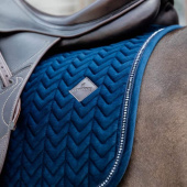 Dressurschabracke Samt Perlen Marineblau Dressurschabracke Samt Perlen Marineblau