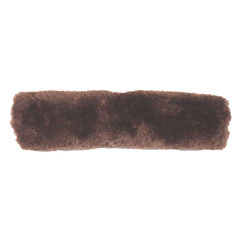 Nasenschutz aus Schaffell Braun