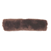 Nasenschutz aus Schaffell Braun Nasenschutz aus Schaffell Braun