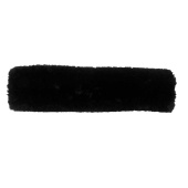 Nasenschutz aus Schaffell Schwarz Nasenschutz aus Schaffell Schwarz
