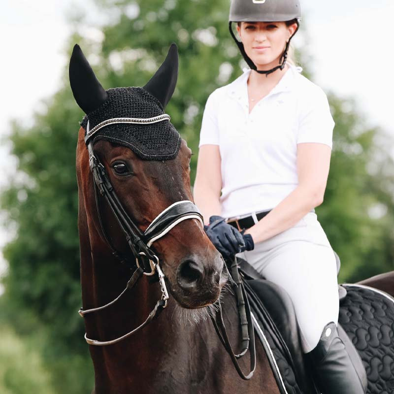 Haube Wellington Sparkling Schwarz