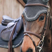 Fliegenhaube Wellington Stein & Perle Dunkelgrau Fliegenhaube Wellington Stein & Perle Dunkelgrau