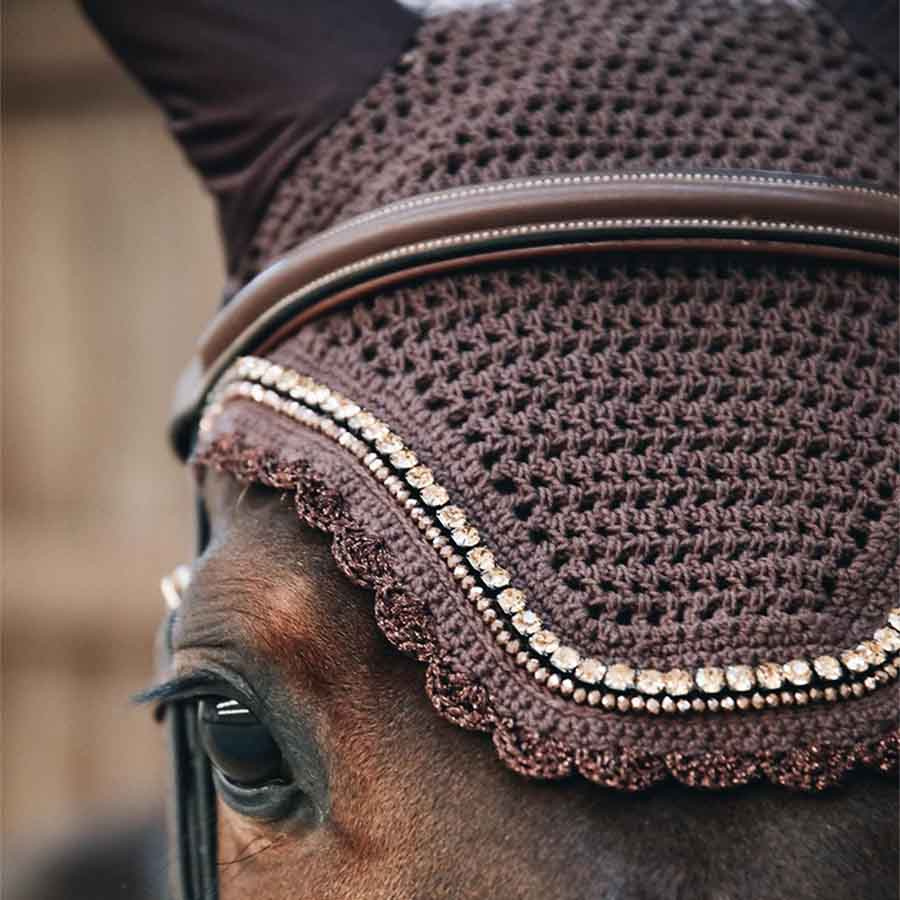 Fliegenhaube Wellington Stein & Perle Soundless Dunkelbraun