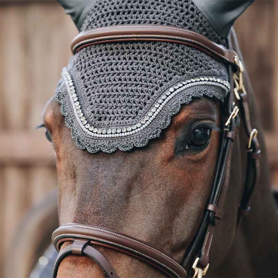 Fliegenhaube Wellington Stein & Perle Soundless Dunkelgrau