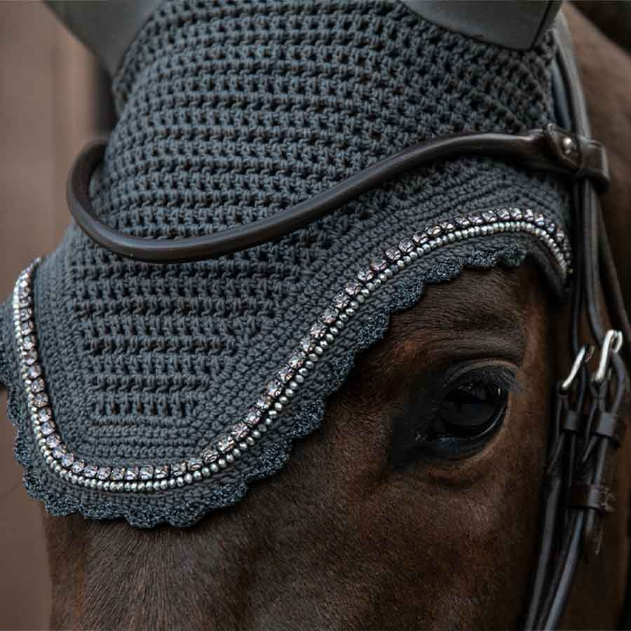 Fliegenhaube Wellington Stein & Perle Soundless Dunkelgrau