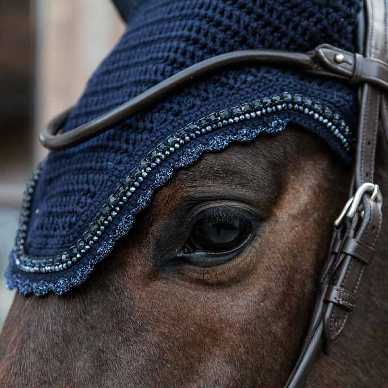 Fliegenhaube Wellington Stein & Perle Soundless Marineblau