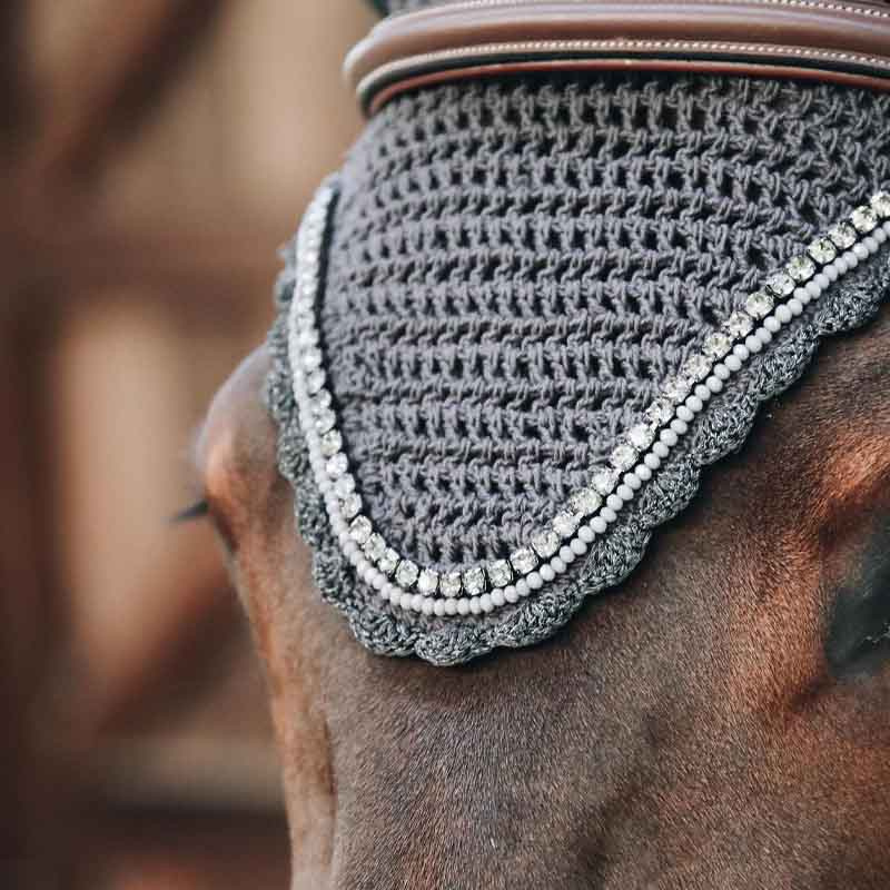 Haube Long Stone & Pearl Grau