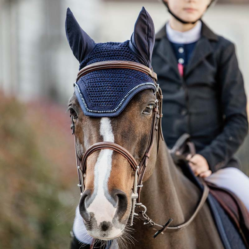 Haube Wellington Glitter Marineblau