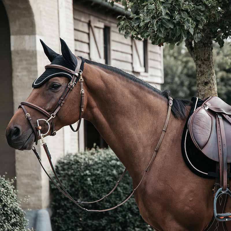 Fliegenhaube Wellington Corduroy Schwarz