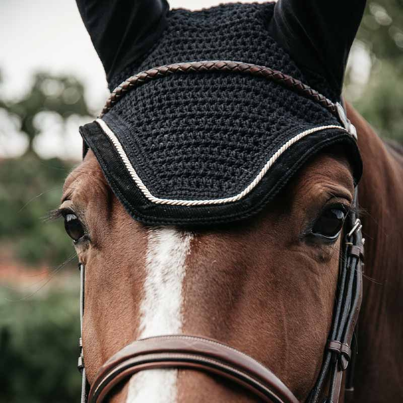 Fliegenhaube Wellington Corduroy Schwarz