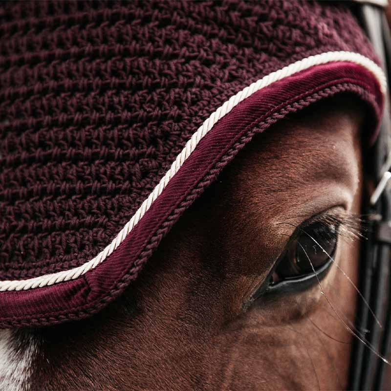 Fliegenhaube Wellington Corduroy Weinrot
