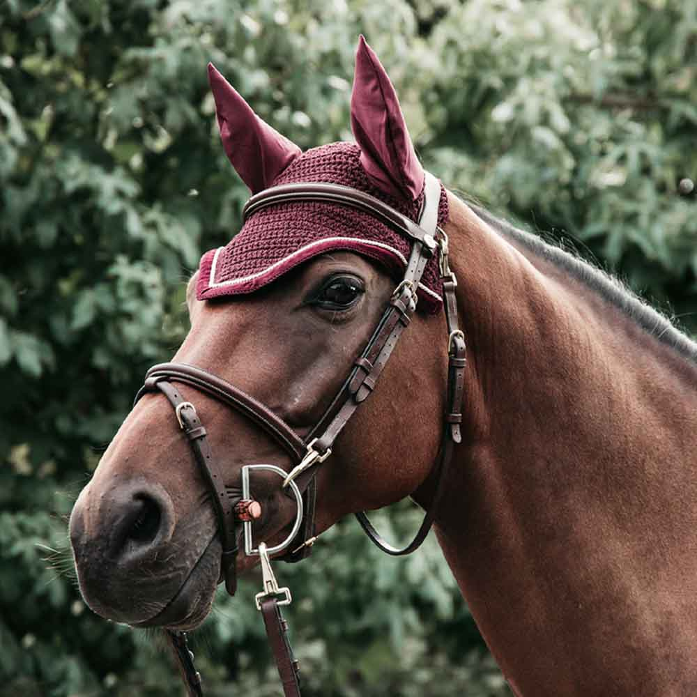 Fliegenhaube Wellington Corduroy Weinrot