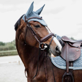 Fliegenhaube Wellington Samt Hellblau Fliegenhaube Wellington Samt Hellblau