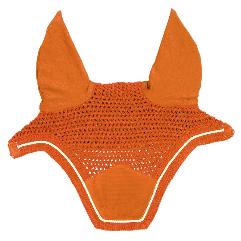 Fliegenhaube Wellington Samt Orange