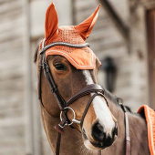 Fliegenhaube Wellington Samt Orange Fliegenhaube Wellington Samt Orange