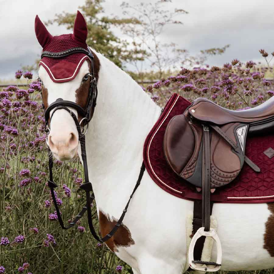Haube Wellington Velvet Bordeaux