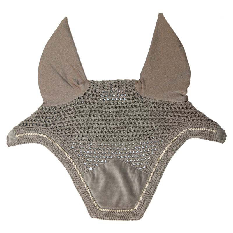 Fliegenhaube Wellington Basic Samt Beige