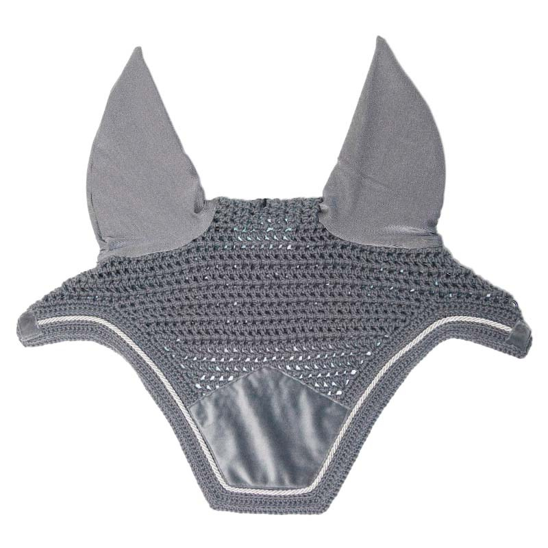 Fliegenhaube Wellington Basic Samt Grau