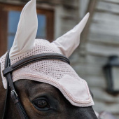 Fliegenhaube Wellington Samt Perlen Hellrosa Fliegenhaube Wellington Samt Perlen Hellrosa