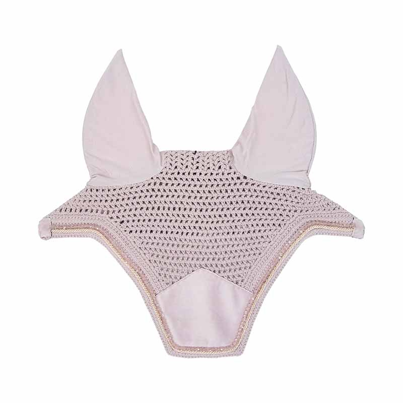 Fliegenhaube Wellington Velvet Pearls Rosa