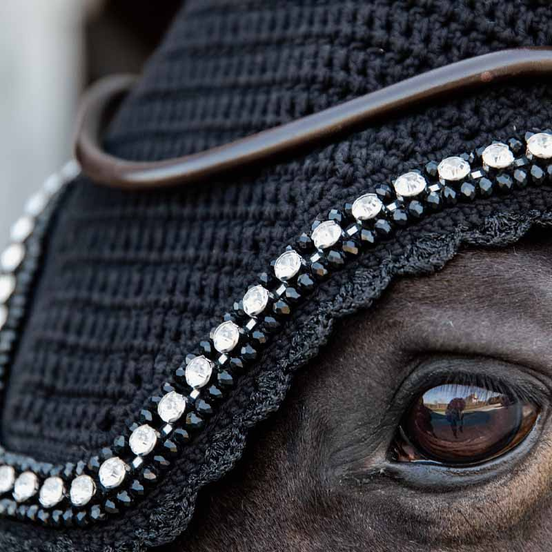 Haube Wellington Big Stone & Pearl Schwarz