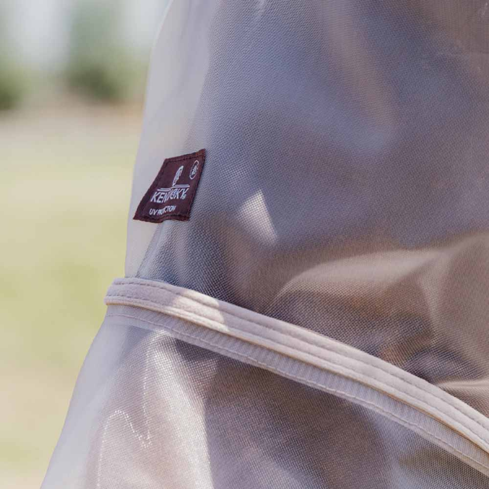 Fliegenhaube Classic mit Ohren und Nase Silber