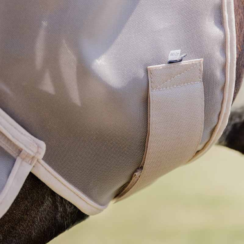 Fliegenhaube Classic mit Ohren und Nase Silber