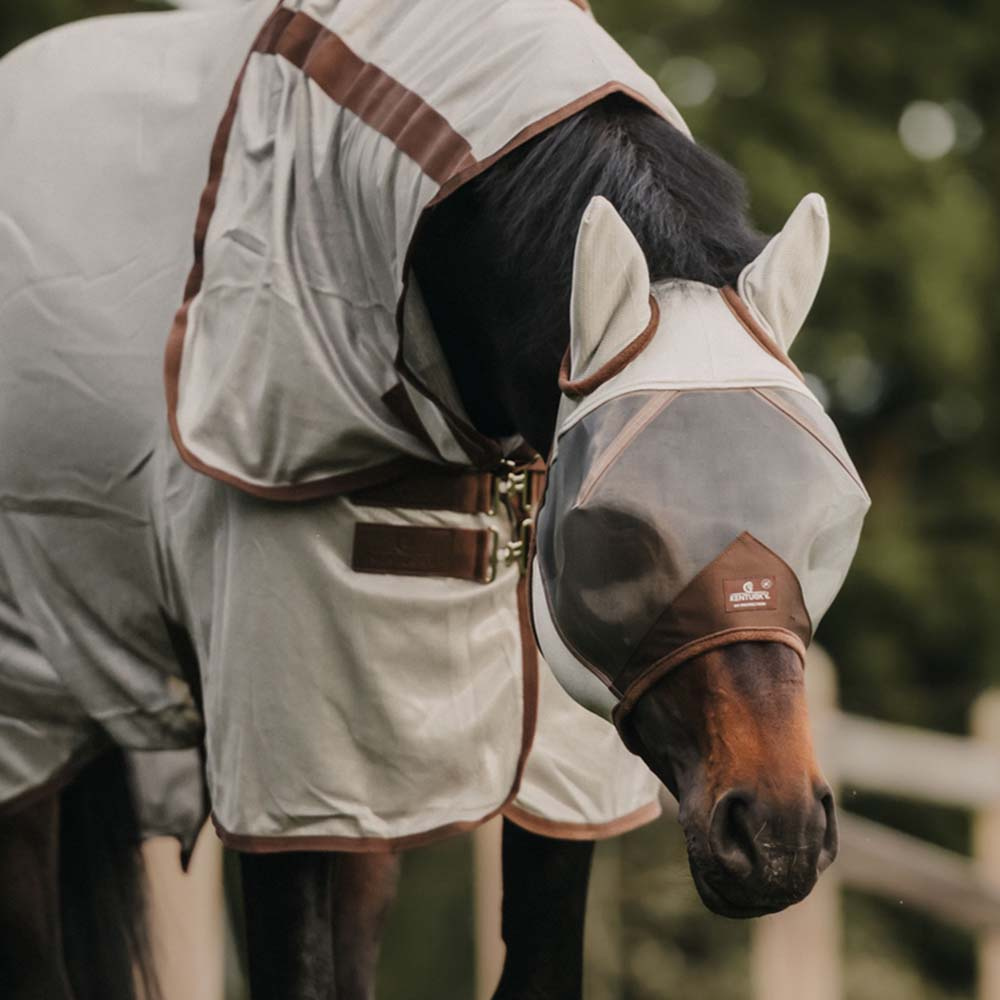 Fliegenhaube Classic mit Ohren Silber