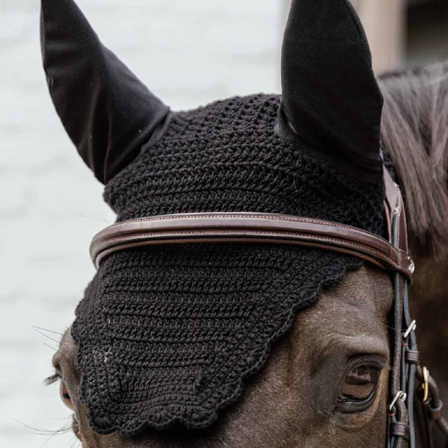 Fliegenhaube Wellington Welle Schwarz