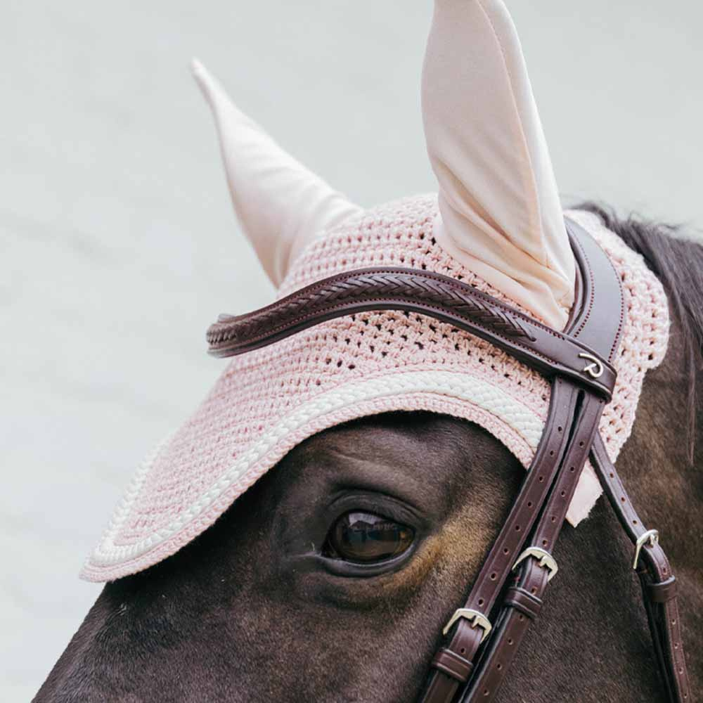 Haube Wellington Plaited Cord Blassrosa