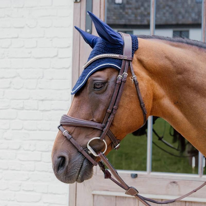Haube Wellington Diamond Rope Marineblau