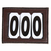 Nummernschild PVC Velcro 3 Numbers Braun Nummernschild PVC Velcro 3 Numbers Braun